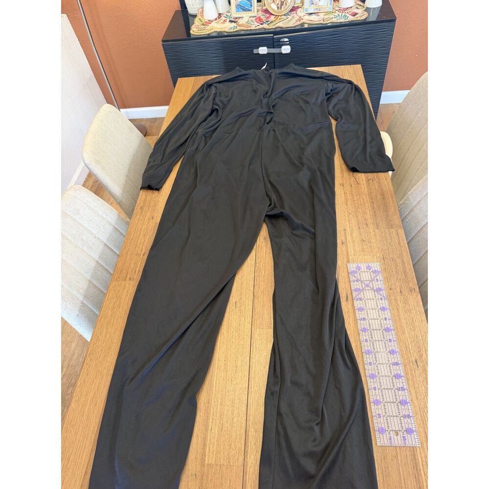 Unisex Adult Skeleton Full-Body Jumpsuit Halloween Costume XL